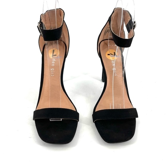 Madden Girl ARA Square Toe Suede Ankle Strap Heel - Picture 3 of 7